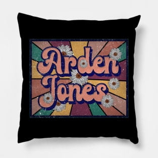 Awesome Name Jones Lovely Styles Vintage 70s 80s 90s Pillow