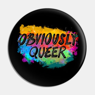 Obviously Queer Pin