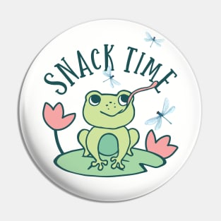 FUNNY CUTE FROG, SNACK TIME Pin