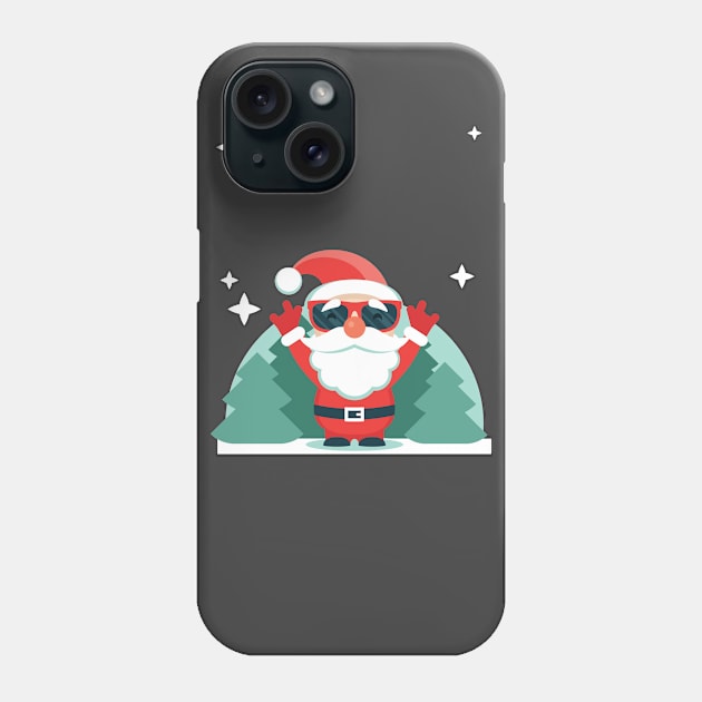 Happy Santa Phone Case by M2M