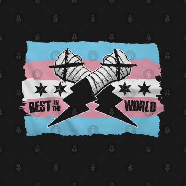 CM Punk Best In The World Trans Pride by ClarityMacaws