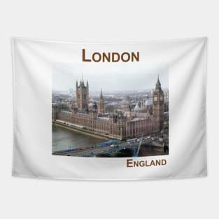 Houses of Parliament, Big Ben, London. Art Tapestry