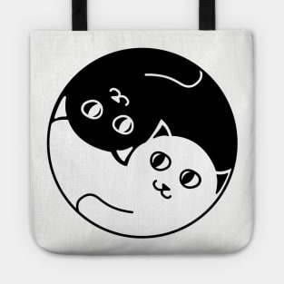 Yin and Yang Cats Tote