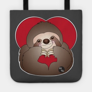 Hand Heart Sloth Tote