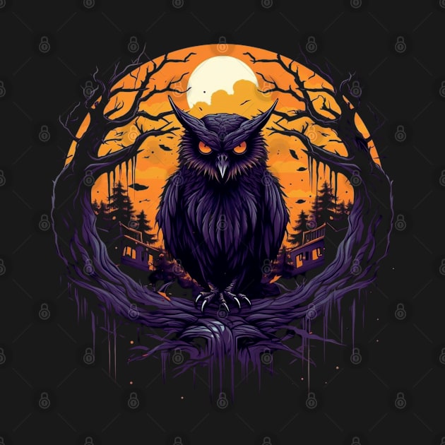 Halloween Owl - Spooky by Swag Like Desi