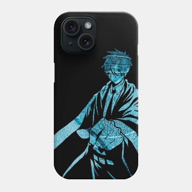 Mashle Magic and Muscles Lance | Blue Haired Boy Anime Character | Ice Watercolor Phone Case by Animangapoi