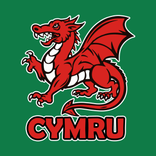 Celtic red dragon  Wales for Welsh people T-Shirt