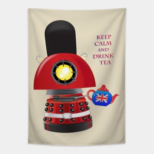 Keep calm and drink tea Tapestry