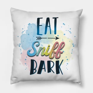 Eat! Sniff! Bark! Pillow