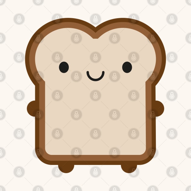 Kawaii Bread / Toast by marcelinesmith