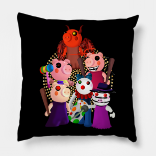 Roblox Birthday Gift Pillows Teepublic - piggy roblox birthday decorations