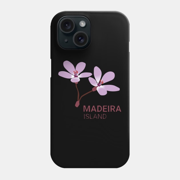 Madeira Island - Geranium Maderense / Gerânio-da-madeira Phone Case by Donaby