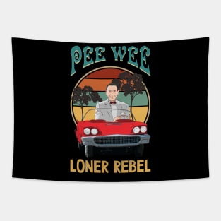 pee wee loner rebel Tapestry