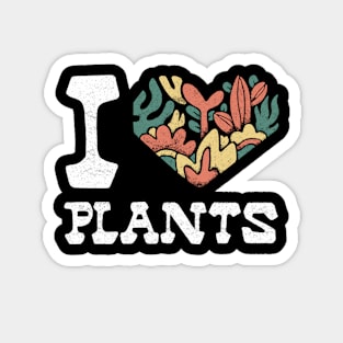 I Love Plants Magnet