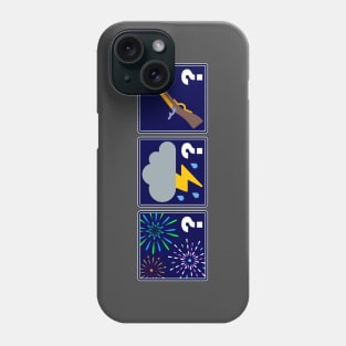 Fireworks, Thunder, or Gunshots? Phone Case