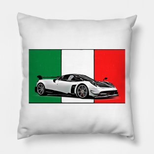 Pagani Huayra Italian Print Pillow