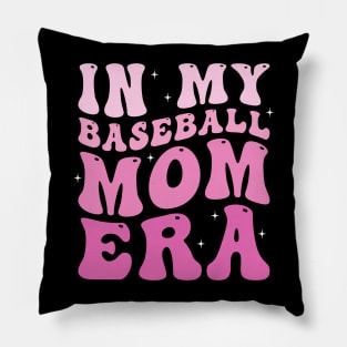 In my baseball mom era funny Pillow