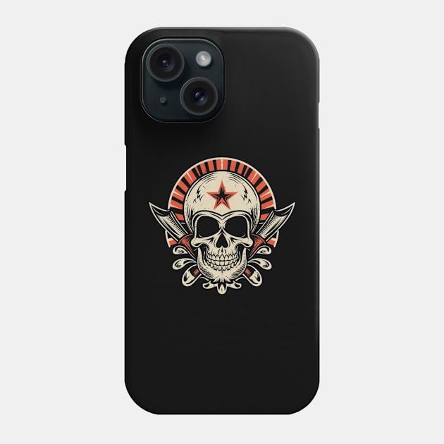 Spirit Skull Tattoo - Timeless Rebel Design Phone Case by Goku Creations