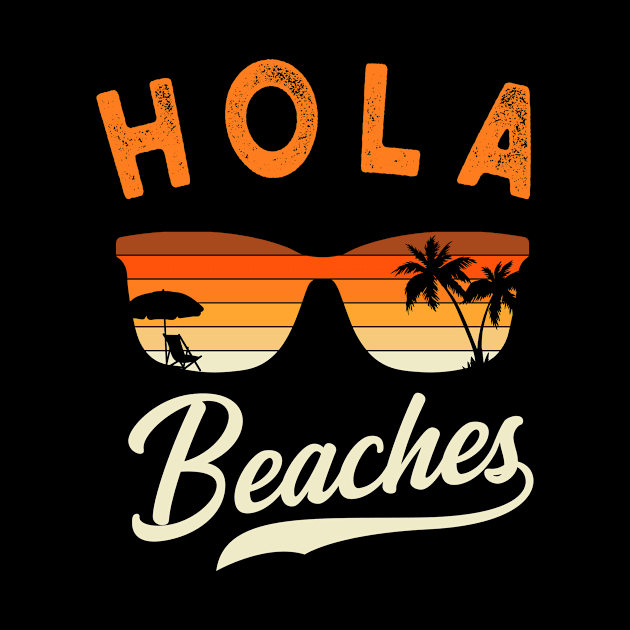 Hola Beaches Palm Sea Vacation Gift by Delightful Designs