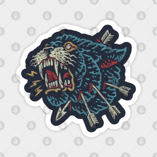 Angry Panther - Panther - Magnet | TeePublic Angry Panther - Panther - Magnet | TeePublic