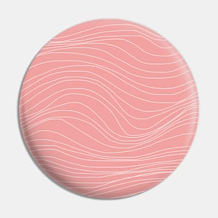 Aesthetic Abstract Waves Pin