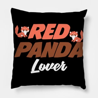 Red Panda Love Asia China Biology Zoo Pillow