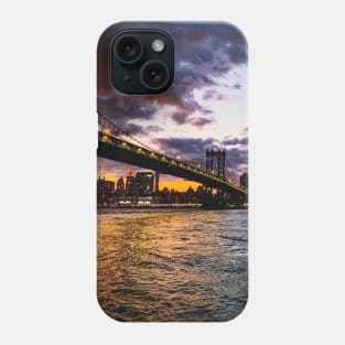 Sunset in Dumbo, Brooklyn, New York City Phone Case