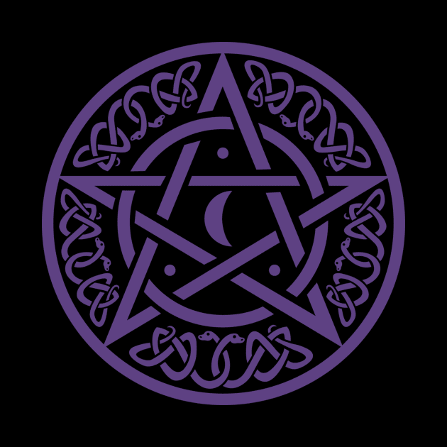 Pentagram - Purple by Daniel Ranger