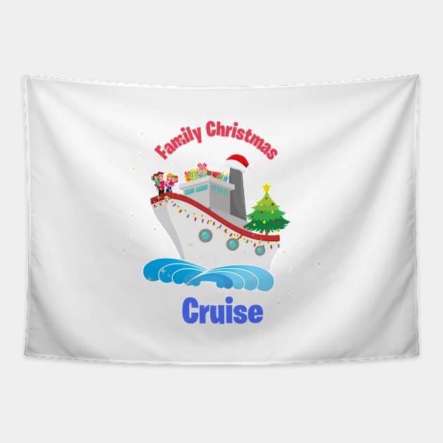 Christmas Cruise Tapestry by smkworld