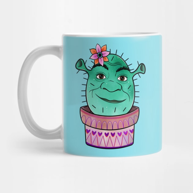 Funny Shrek Up Meme Coffee Ceramic Mug