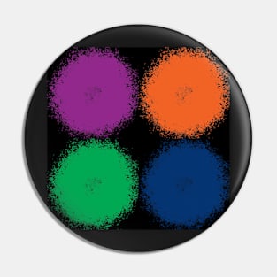 Colorful dots Pin