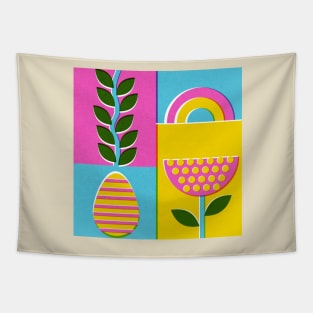 cute easter egg pattern Tapestry