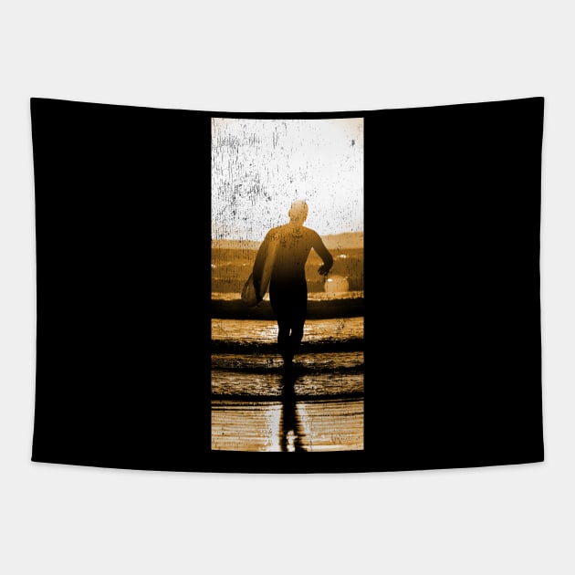 born to surf Tapestry by Snapdragon