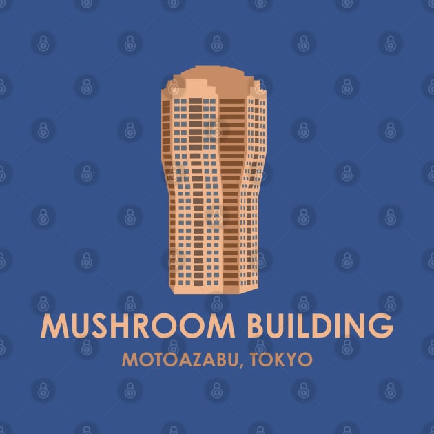 Mushroom Building by MrK Shirts