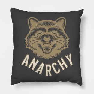 Anarchy Raccoon. Pillow