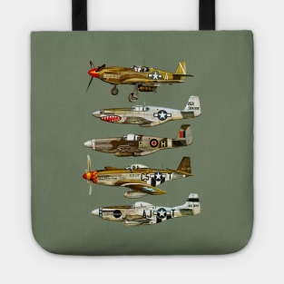 North American P-51 Mustang WW2 Fighter Tote