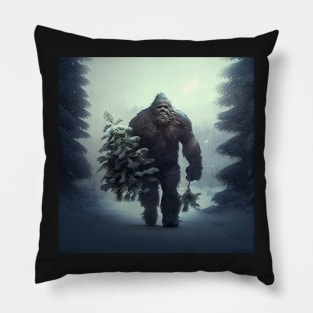 A Bigfoot Christmas! Pillow