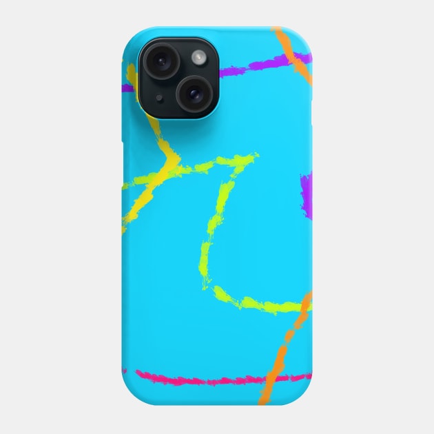 Sketch Mountains Abstract Pattern Phone Case by nelloryn