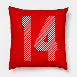 Iconic Number 14 Pillow