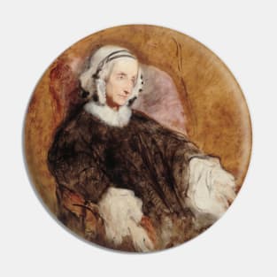 Portrait de la Reine Marie-Amelie en deuil by Ary Scheffer Pin