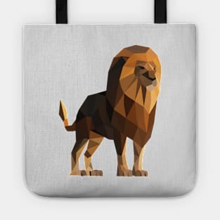 Low Poly Lion Tote