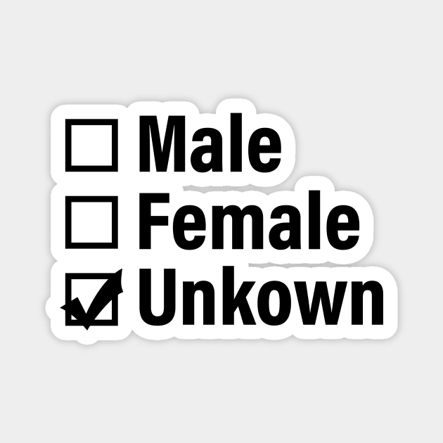 Gender selection male female unknown Magnet by RandomSorcery