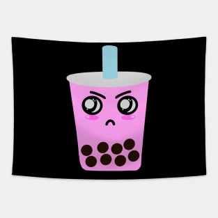 Mad pink boba Tapestry