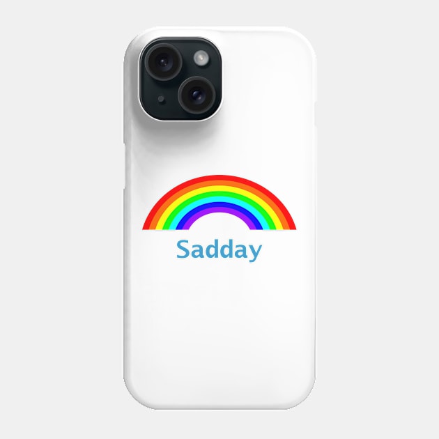 Sad Day Rainbow Phone Case by ellenhenryart