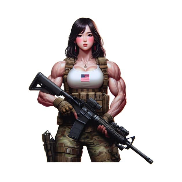 Tactical Girl by Rawlifegraphic