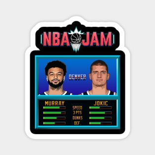 NBA JAM - Denver Basketball Magnet