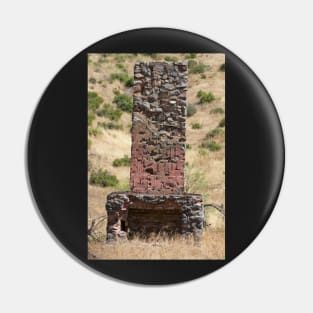 Ruins of a Fireplace Pin