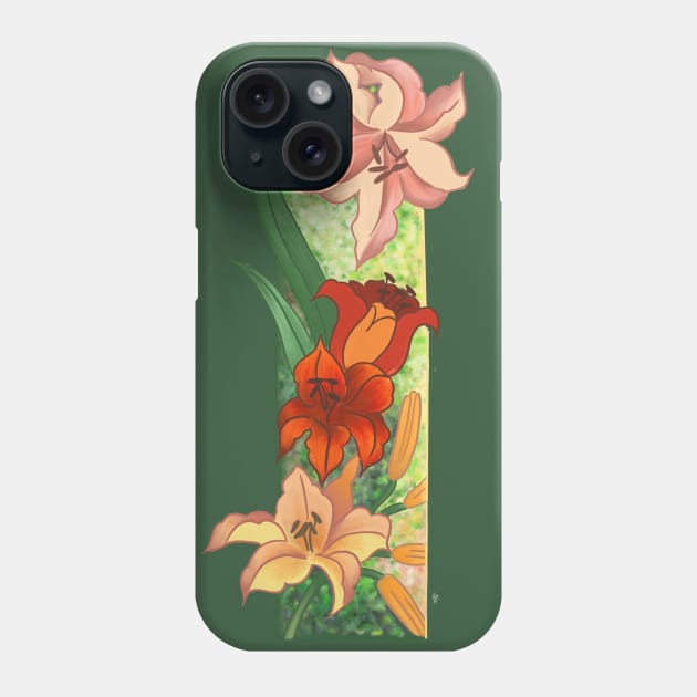 Lilies Phone Case by amberzetelmo