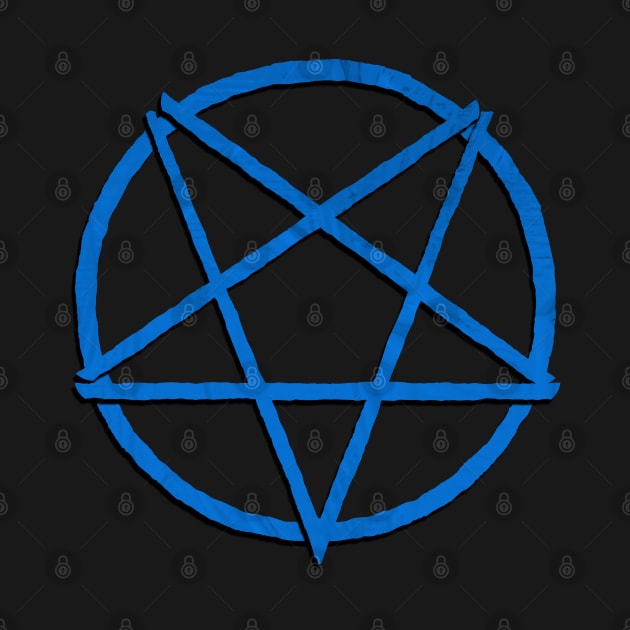 Baphomet Blue Satanic Pentagram | Hail Satan by WearSatan