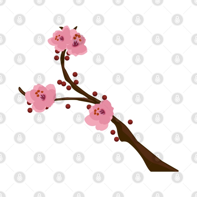 Delicate Branch of a Cherry Tree - Blossom by ibadishi